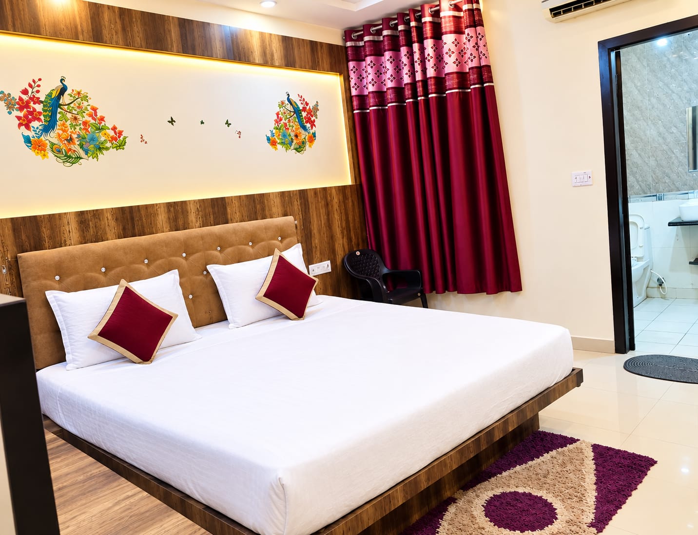 Delux Double Bed With Free Wifi