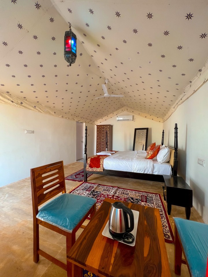 Sam Sand Dunes Desert Camp Jaisalmer | Royal Ac Swiss Tent